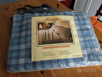 2 completi lenzuola in flanella Bassetti