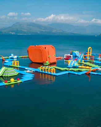 Parco Giochi Acquatico Galleggiante per Spiagge