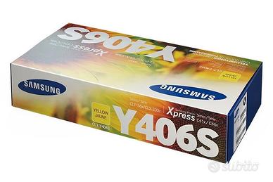 TONER ORIGINALE SAMSUNG Y406S GIALLO NUOVO