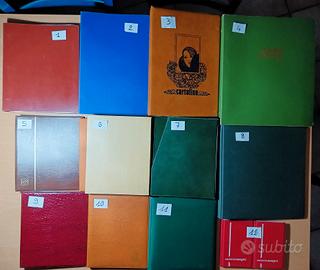 27 raccoglitori album cartoline francobolli monete