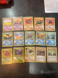 🦴Lotto Carte Pokémon Fossil 1ª Edizione