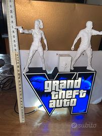 Lampada GTA6 con miniature 20x16