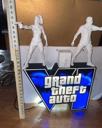 Lampada GTA6 con miniature 20x16