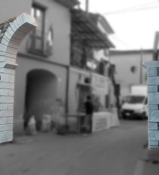 Scenografia Muro Antico
