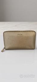 Furla portafoglio donna Babylon XL pelle champagne