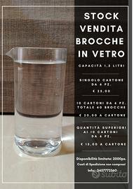Brocche in vetro