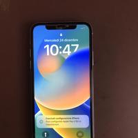 IPhone X 64 Gb, bianco, con caricatore