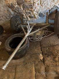 Carrello per motozappa