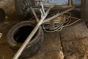 Carrello per motozappa