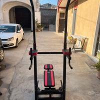 Power Tower con Panca Piana per Trazioni
