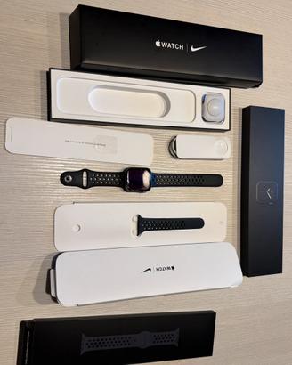 Apple watch 44mm  gps nike crepato ma funzionante