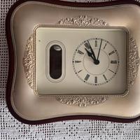 Orologio da tavolo in argento