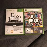 Dj hero e dj hero 2 per XBOX 360
