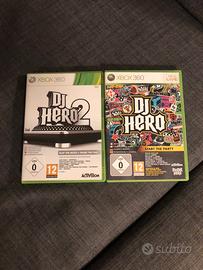Dj hero e dj hero 2 per XBOX 360