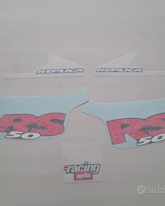 Serie adesivi codone aprilia rs 50 96/98 nero my98