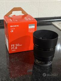 Sony FE 50mm F1.8 SEL50F18F – Pari al nuovo