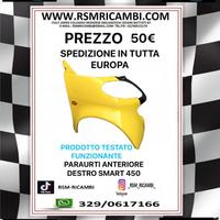 PARAURTI  DX ,SX ,CENTRALE, ANTERIORE SMART 450