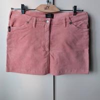 Mini gonna elastica invernale rosa tg 44IT