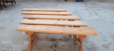 panche in legno massicce