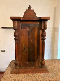 Piccola vetrinetta/teca in legno e vetro