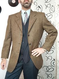 Giacca Vintage Uomo In Pura Lana Vergine  Hamilton