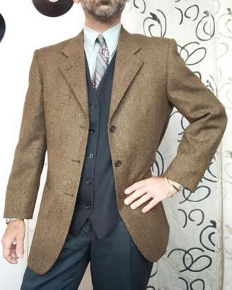 Giacca Vintage Uomo In Pura Lana Vergine  Hamilton