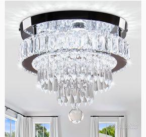 LEONTYNE Lampadari di cristallo da 30 cm, moderni