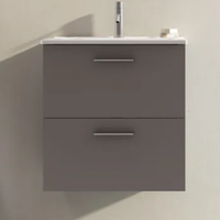 Deghi Mobile sospeso 60 cm grigio storm con lavabo