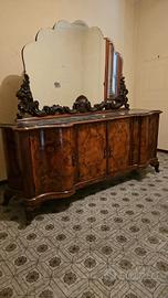 credenza chippendale XX secolo senza specchio