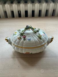 Zuppiera piccola / Tureen in porcellana Meissen