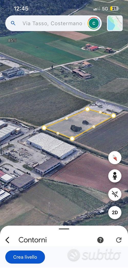 Terreno agricolo fronte strada - Vista 4