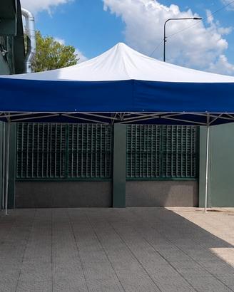 Gazebo tendone professionale 5x5 metri pieghevole