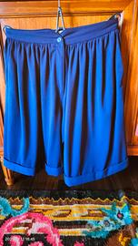 Giorgio Armani gonna pantalone blu 