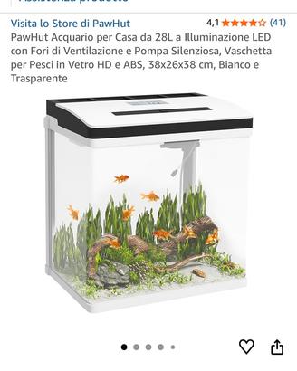 Acquario pesci 28 L
