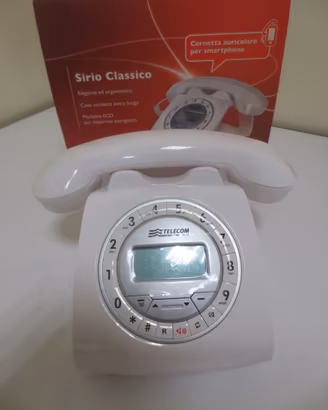 Sirio Classico Telefono Tim Vivavoce con Filo Nuov