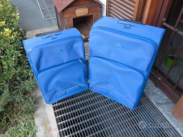 2 valigie/trolley  tessuto Samsonite -grande/media