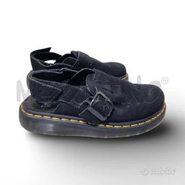 SANDALI JORGE II BLACK E.H. SUEDE DR. MARTENS SCAT