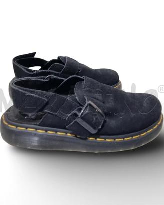 SANDALI JORGE II BLACK E.H. SUEDE DR. MARTENS SCAT