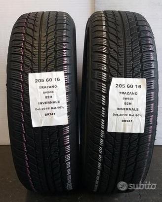2 gomme 205 60 16 trazano br241