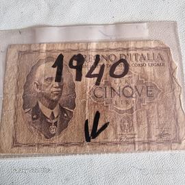 5 lire 1940