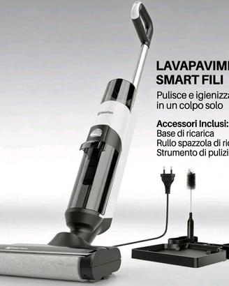 Lavapavimenti Smart SENZA FILI - NUOVA SIGILLATA (