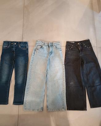 Jeans bambina Zara e Elisabetta Franchi 