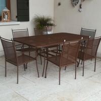 Set tavolo + poltroncine o sedie per esterni giard