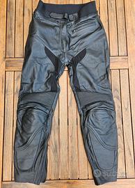 Pantaloni moto pelle donna