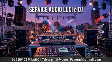 Sevice audio luci e DJ