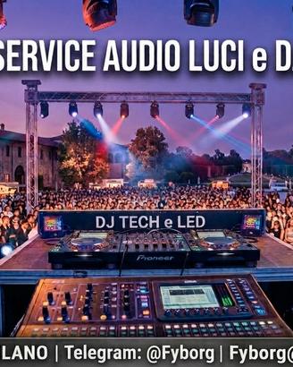 Sevice audio luci e DJ