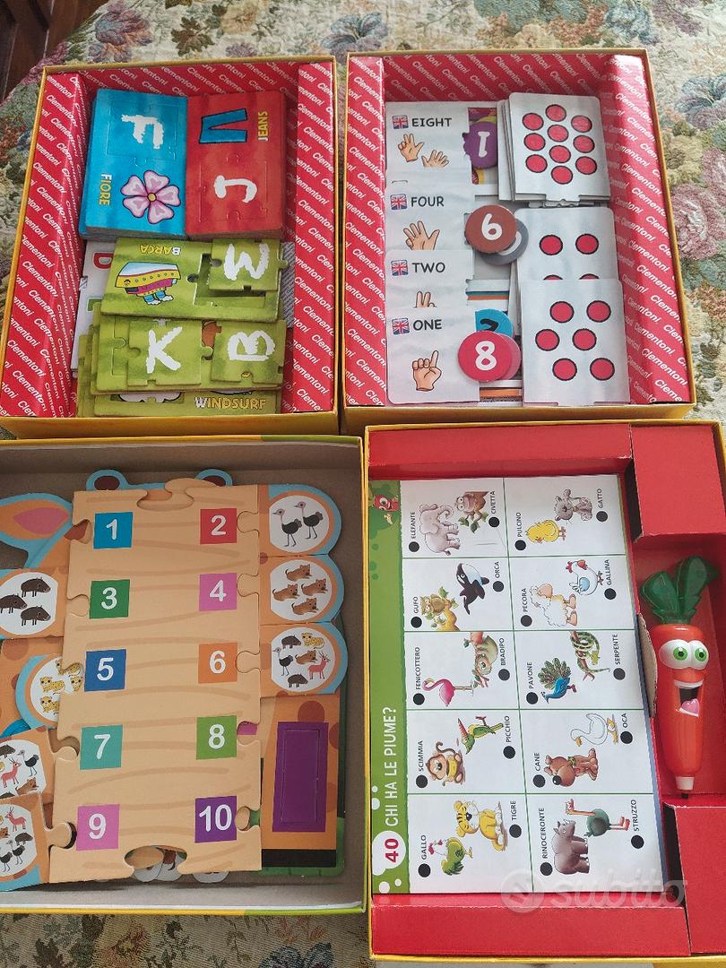 Set 4 giochi da tavolo per i bambini 3-6 anni - Tutto per i