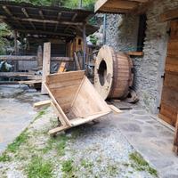 mulino completo a pietra composita primi anni 900 