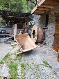 mulino completo a pietra composita primi anni 900 