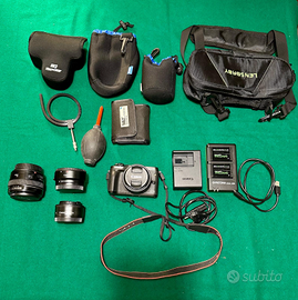 CANON EOS M6 - Nera + Canon EF-M 15-45mm f/3.5-6.3